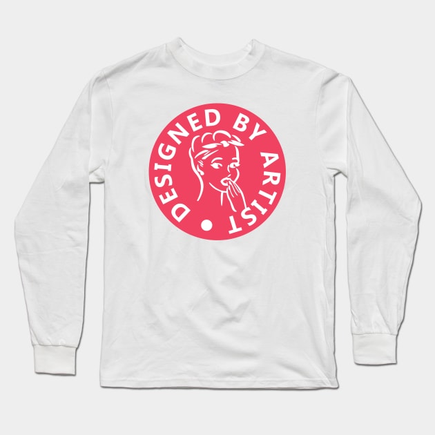 Designed by Artist Long Sleeve T-Shirt by aspont